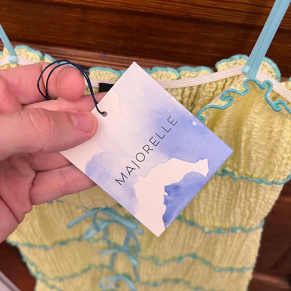 Majorelle Mathilda mini dress in Lemon Yellow NWT's sz XS Women's $188 - Picture 7 of 11